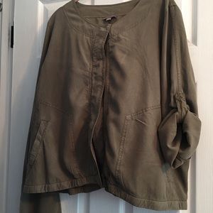 J Jill Silk Pants/Jacket set EUC  LARGE